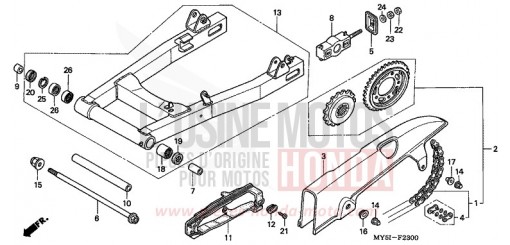 BRAS OSCILLANT CB500S2 de 2002